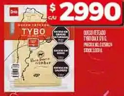 Supermercados DIA Queso feteado tybo oferta