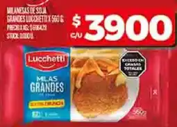 Supermercados DIA Lucchetti milanesas de soja oferta