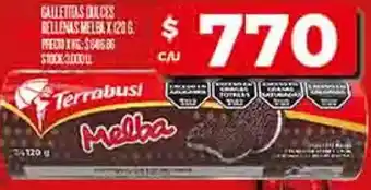 Supermercados DIA Terrabusi Melba oferta