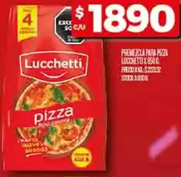 Supermercados DIA Lucchetti pizza oferta