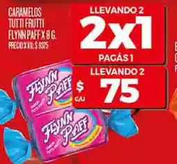 Supermercados DIA Caramelos tutti frutti flynn paff oferta