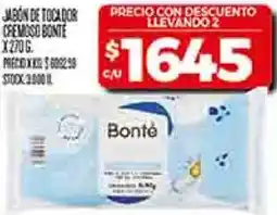 Supermercados DIA Bonté jabón de tocador cremoso oferta