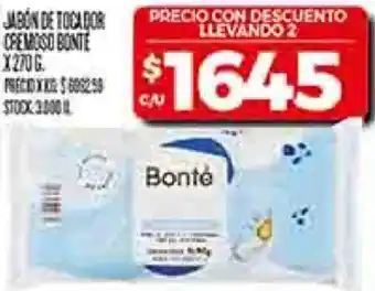 Supermercados DIA Bonté jabón de tocador cremoso oferta