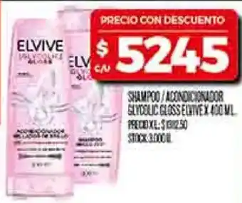 Supermercados DIA Elvive shampoo/acondicionador oferta