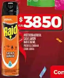 Supermercados DIA Raid insecticida aerosol casa y jardin oferta