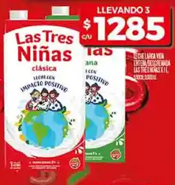 Supermercados DIA Las tres niñas leche oferta