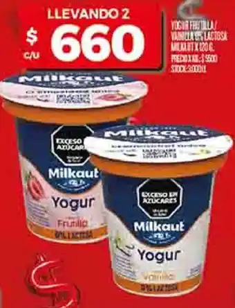 Supermercados DIA Milkaut yogur frutilla oferta