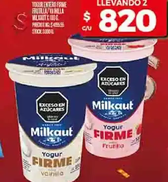 Supermercados DIA Milkaut yogur firme oferta