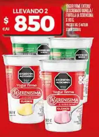 Supermercados DIA La aserenisima yogur firme oferta