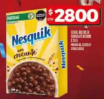 Supermercados DIA Nestlé nesquik más crocante oferta