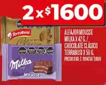 Supermercados DIA Alfajor mousse milka oferta