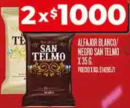 Supermercados DIA San telmo alfajor blanco/ negro oferta