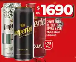 Supermercados DIA Imperial cerveza en lata oferta