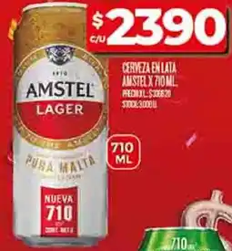 Supermercados DIA Amstel lager oferta