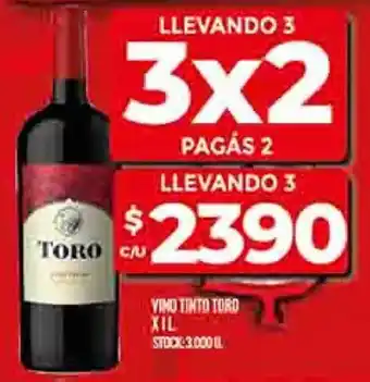 Supermercados DIA Toro vino tinto oferta