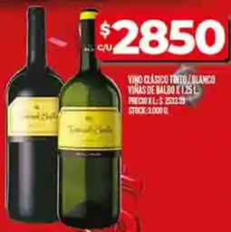 Supermercados DIA Viras de balbo vino clásico tinto/blanco oferta