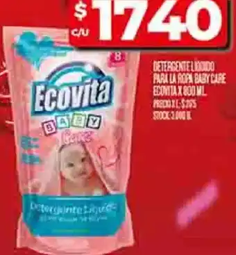 Supermercados DIA Ecovita baby care oferta