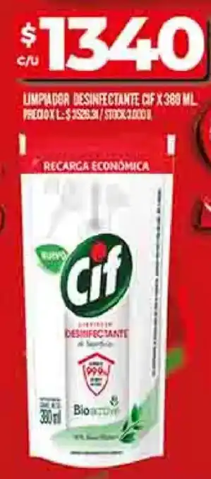 Supermercados DIA Cif limpiador desinfectante oferta