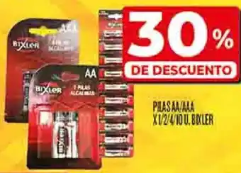 Supermercados DIA Bixler pilas AA/AAA oferta