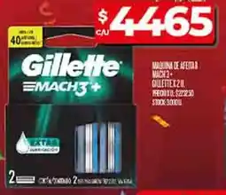 Supermercados DIA Gillette mach3+ oferta