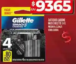 Supermercados DIA Gillette mach3 oferta