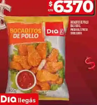 Supermercados DIA Dia bocaditos de pollo oferta