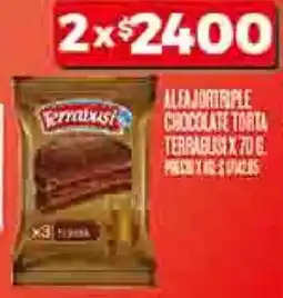 Supermercados DIA Alfajortriple chocolate torta terpabusi oferta