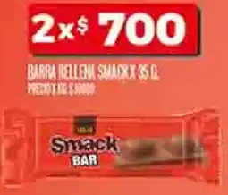 Supermercados DIA Smack barra rellena oferta