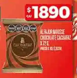 Supermercados DIA Alfajor mousse chocolate cachafaz oferta