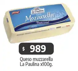 Autoservicio Capo La paulina queso muzzarella oferta