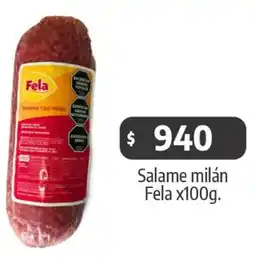 Autoservicio Capo Fela  salame milán oferta