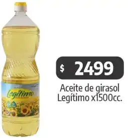 Autoservicio Capo Legítimo aceite de girasol oferta