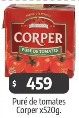 Autoservicio Capo Corper puré de tomates oferta