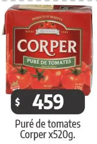 Autoservicio Capo Corper puré de tomates oferta