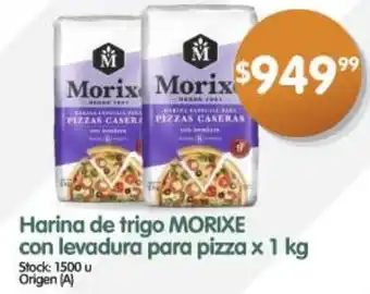 Supermercados Buenos Días Morixe harina de trigo con levadura para pizza oferta