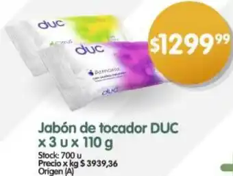 Supermercados Buenos Días Duc jabón de tocador oferta