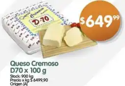 Supermercados Buenos Días D70 Queso Cremoso oferta