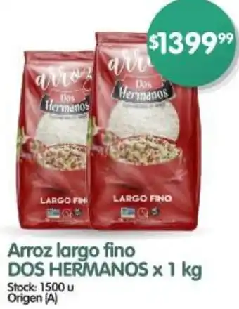 Supermercados Buenos Días Dos hermanos arroz largo fino oferta