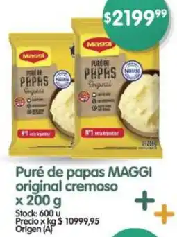 Supermercados Buenos Días Maggi puré de papas original cremoso oferta