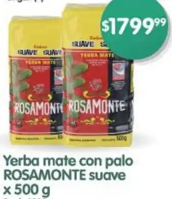 Supermercados Buenos Días Rosamonte suave yerba mate con palo oferta