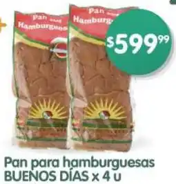 Supermercados Buenos Días Buenos días pan para hamburguesas oferta