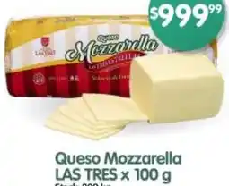 Supermercados Buenos Días Las tres queso mozzarella oferta