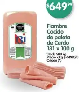 Supermercados Buenos Días Fiambre cocido de paleta de cerdo oferta