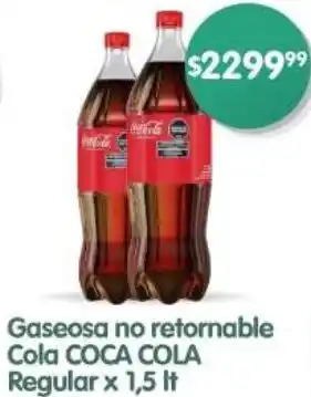 Supermercados Buenos Días Cola coca cola gaseosa no retornable oferta