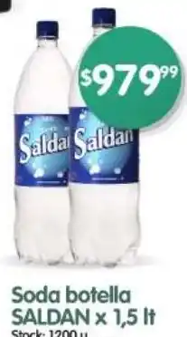 Supermercados Buenos Días Saldan soda botella oferta