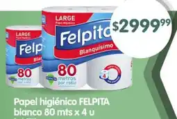 Supermercados Buenos Días Felpita blanco papel higiénico oferta