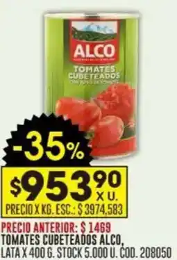 Coto Tomates cubeteados alco oferta