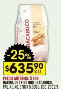 Coto Harina de trigo 000 chacabuco oferta