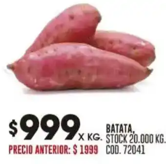 Coto Batata oferta