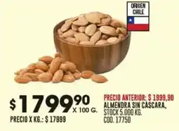 Coto Almendra sin cascara oferta